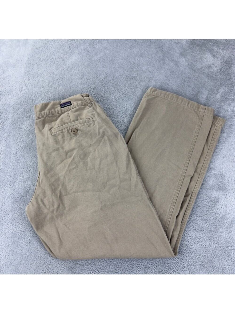Patagonia Men's Size 32x30 Beige Duck Pants 100% Organic Cotton 56825 Style